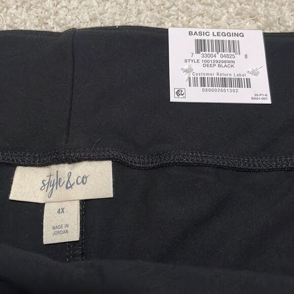 NWT- Style & Co. - 4X. Legging - Picture 6 of 8